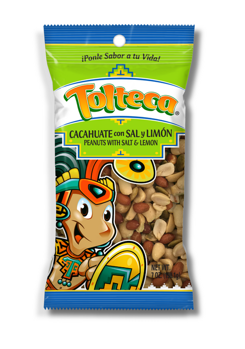 Tolteca Peanuts w/ Salt and Lime - PACK OF 6