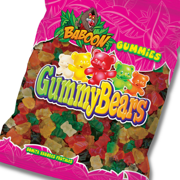 Baboon Gummy Bears | Pack of 6