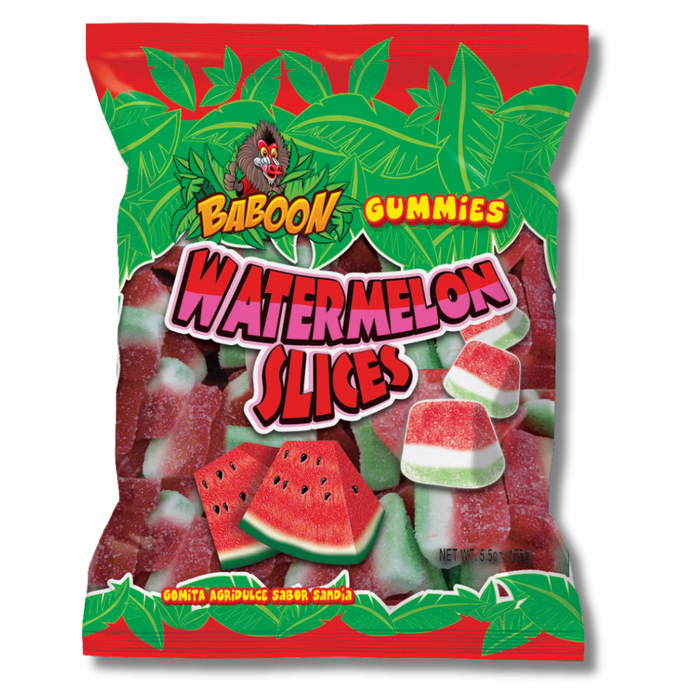 Baboon Gummy Slices Watermelon | Pack of 6